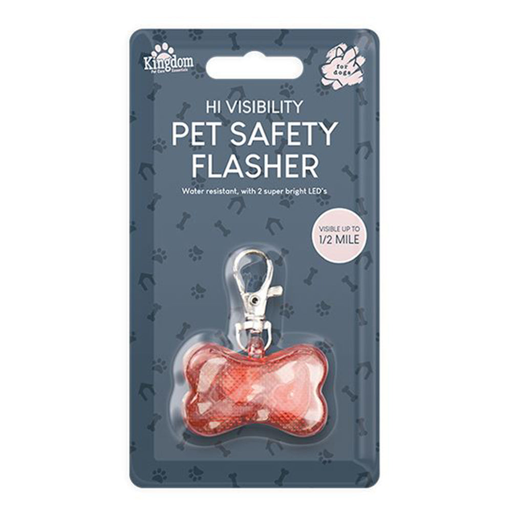 Hi-Visibility LED Pet Safety Flasher Light